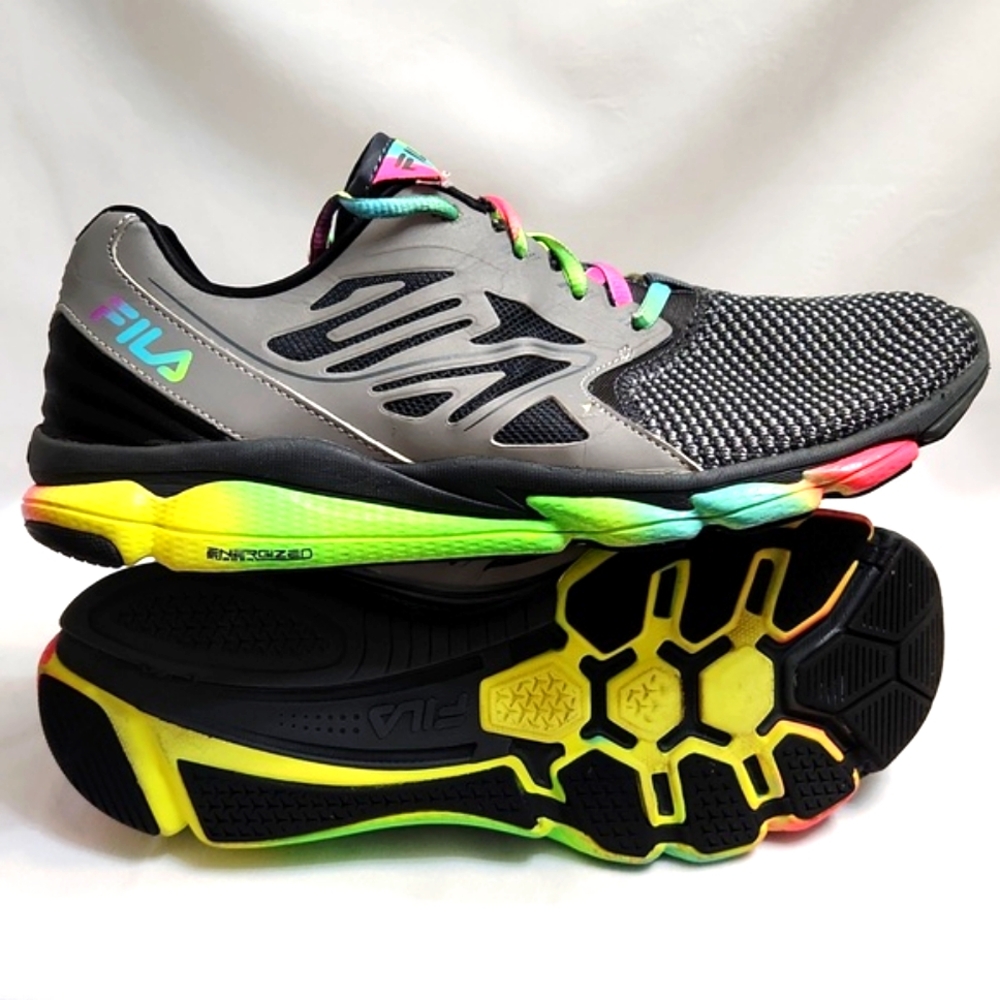 Fila Energized 380 Coolmax Multicolored sneakers (womens size 10) - Picture 4 of 15
